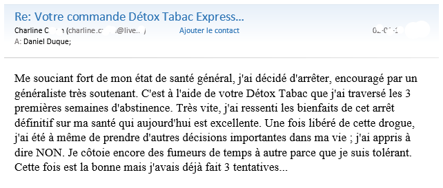 Témoignage Charline