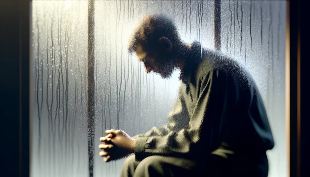 Homme désespéré